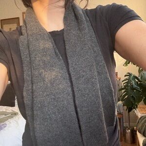 J. Crew Charcoal Gray Scarf